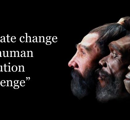 Climate change is a human evolution challenge